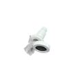 PASSE COQUE ANNELE Ø38MM BLANC AVEC CLAPET